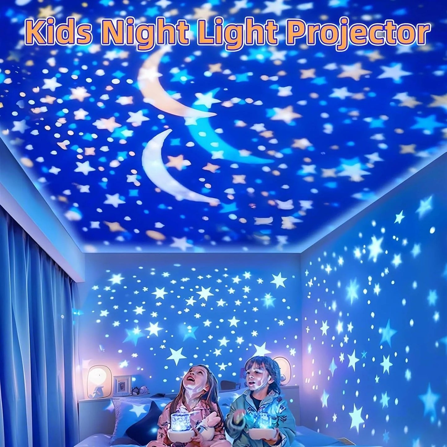 AstraLuxe™ 2-in-1 Star Projector Night-Light