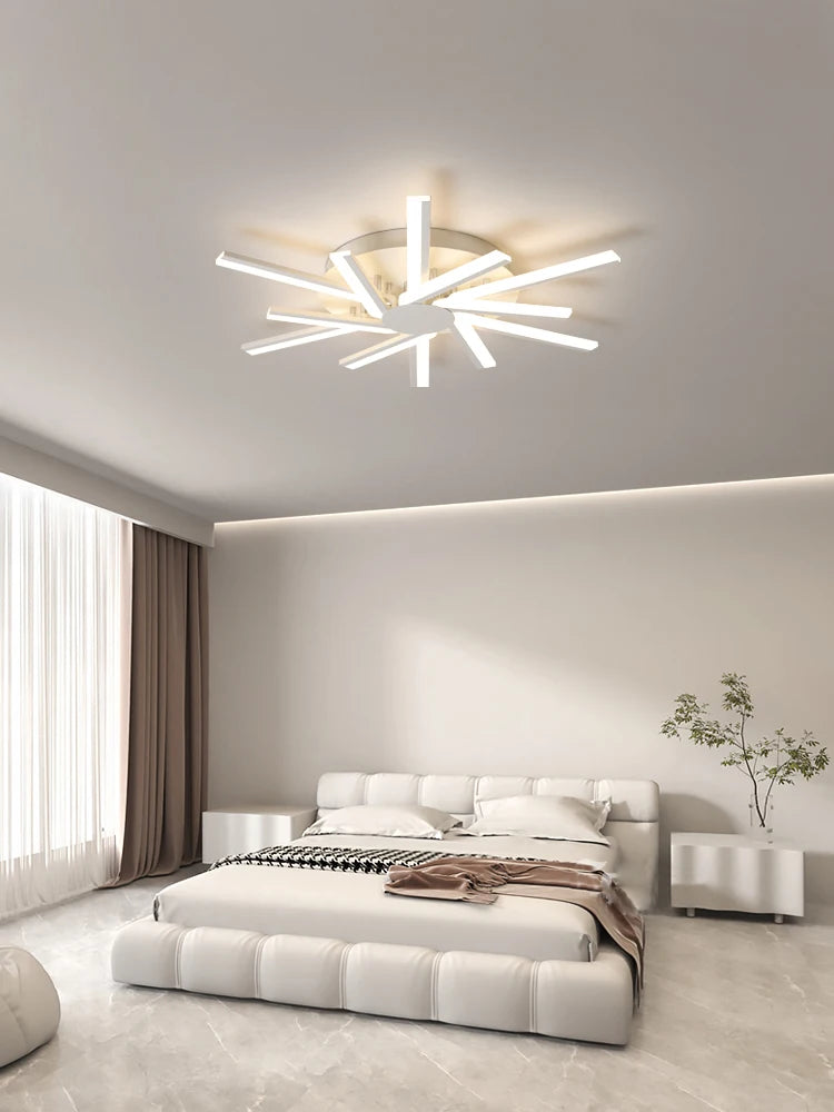 Lucide LED Ceiling Light Living Room Flower Shape Chandelier Dining Room Bedroom Ceiling Pendant Light Nordic Design Home Decoration