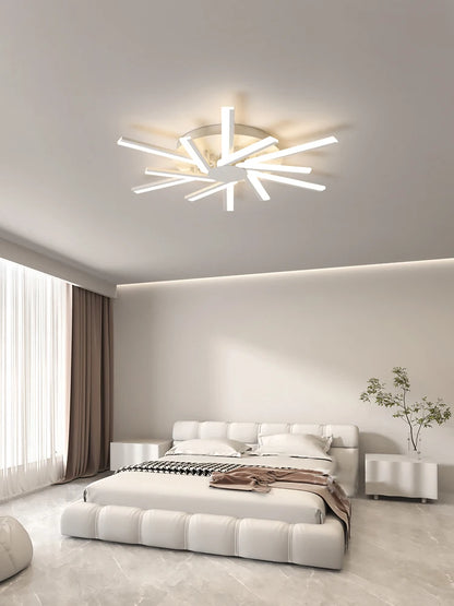 Lucide LED Ceiling Light Living Room Flower Shape Chandelier Dining Room Bedroom Ceiling Pendant Light Nordic Design Home Decoration