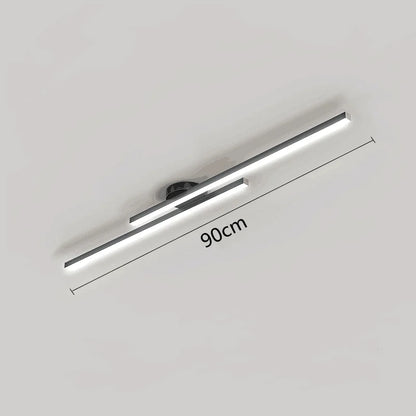 Nora Long Aluminium LED Ceiling Light Modern Creative Design Ceiling Lamp Indoor Lighting Fixture Hallway Balcony Aisle Office Lustre
