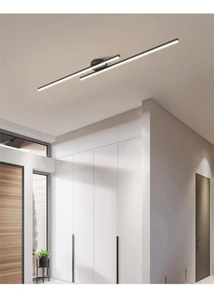 Nora Long Aluminium LED Ceiling Light Modern Creative Design Ceiling Lamp Indoor Lighting Fixture Hallway Balcony Aisle Office Lustre