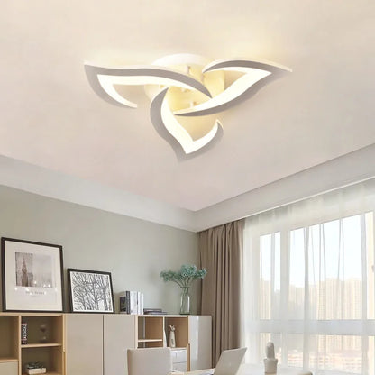SLV Modern Led Ceiling Light With Creative Petal Design For Decorating Living Rooms Bedrooms Entrances Corridors Balconies Lighting