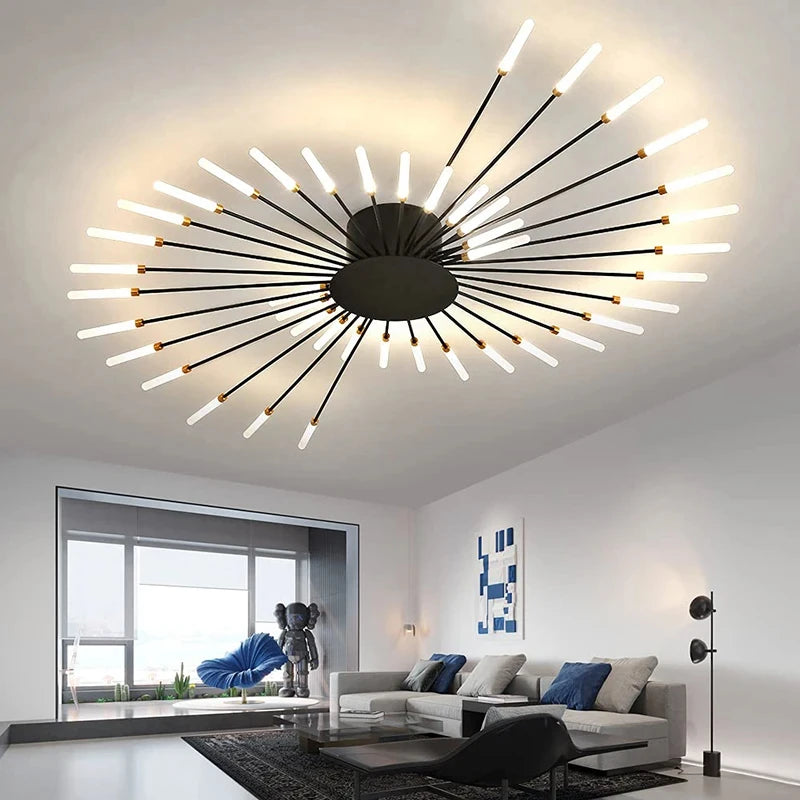 Eglo Modern LED Ceiling Lamp Living Room Dining Bedroom Ceiling Chandelier Lights Nordic Fireworks Design Home Decor Indoor Lighting