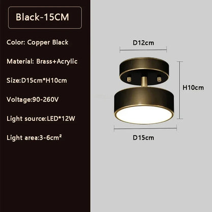 Flos Modern LED Ceiling Light White Light For Living Room Bedroom Hallway Office Balcony Dining Room Hotel Apartments Indoor Lighting
