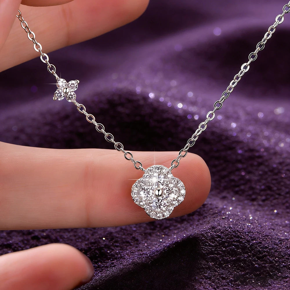 Celestique Moissanite Clover Bracelet