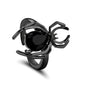 Killstar Gothic Punk Irregular Spider Opening Ring Women Men Fashion Zircon Black Crystal Dark Animal Ring Hip Hop Party Finger Jewelry Gothic Black