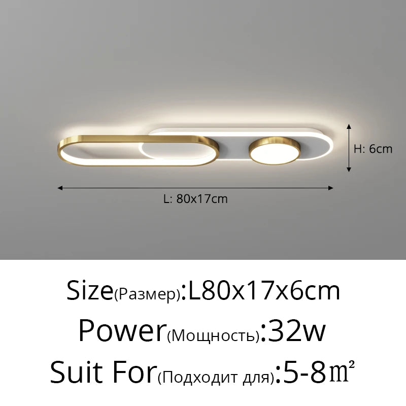 Endon Modern Ceiling Light Nordic LED Ceiling Lamp For Bedroom Study Foyer Corridor Cloakroom Simple Indoor Home Decor Ceiling Lamps