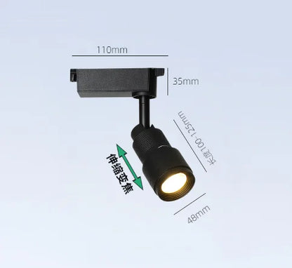 Eglo LED Ceiling Lamp Spot  Zoom 15-60 Degrees COB Downlights Track Light 7W 15W Lights AC220V Led Lights For Room Hotel Bedchamber