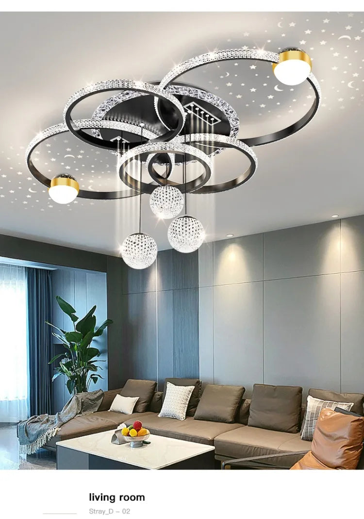 Gubi Modern LED Ceiling Light for Living Room Decor Pendant Light Interior Decoration Ceiling Luxury Chandelier Restaurant Lamp Villa