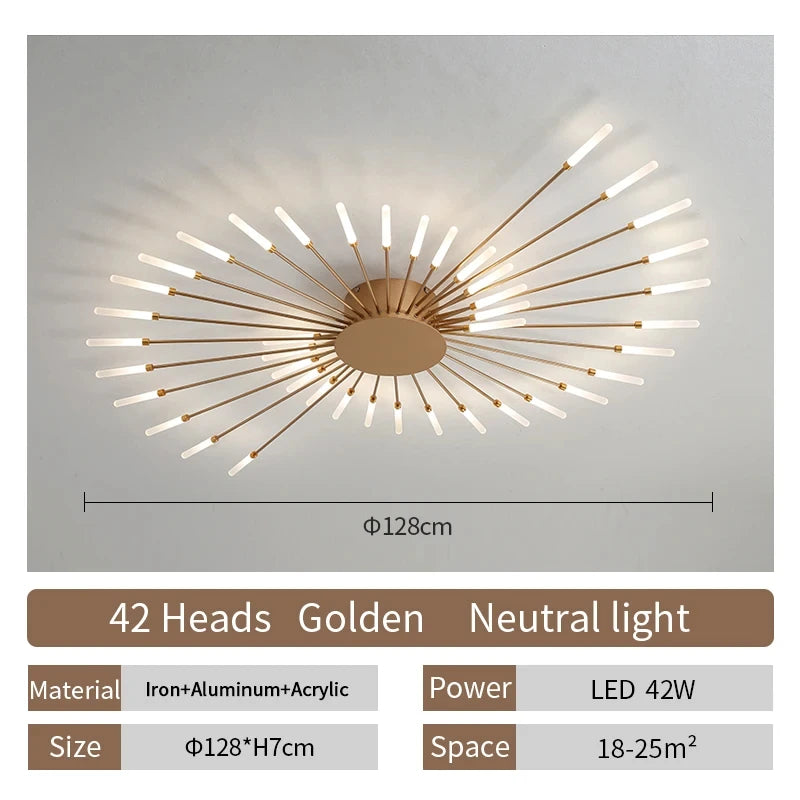 Eglo Modern LED Ceiling Lamp Living Room Dining Bedroom Ceiling Chandelier Lights Nordic Fireworks Design Home Decor Indoor Lighting
