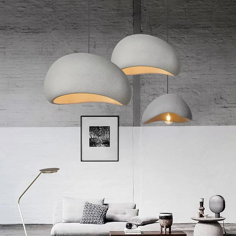 Gubi Modern LED Ceiling Chandelier Lights for Living Room Bedroom Dining Room Pendant Lights Nordic Wabi Sabi Home Decor Hanging Lamp