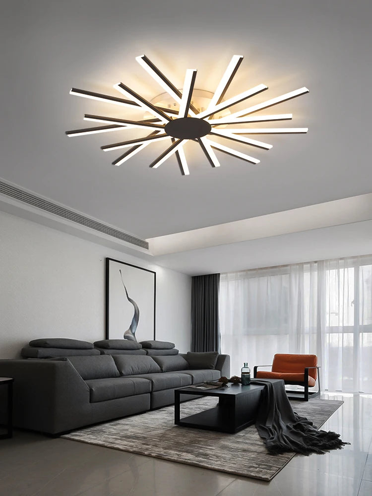 Lucide LED Ceiling Light Living Room Flower Shape Chandelier Dining Room Bedroom Ceiling Pendant Light Nordic Design Home Decoration