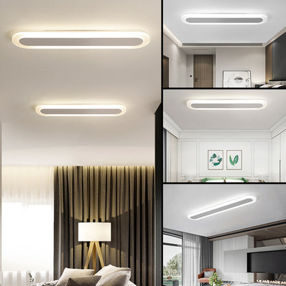 Lindby LED Ceiling Light Acrylic Long Wall Lamp Corridor Aisle Entrance Light Modern Minimalist Stair Balcony Light