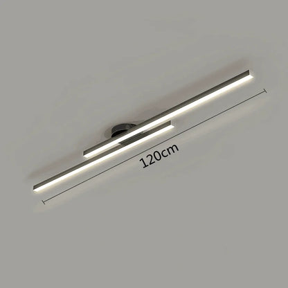 Nora Long Aluminium LED Ceiling Light Modern Creative Design Ceiling Lamp Indoor Lighting Fixture Hallway Balcony Aisle Office Lustre
