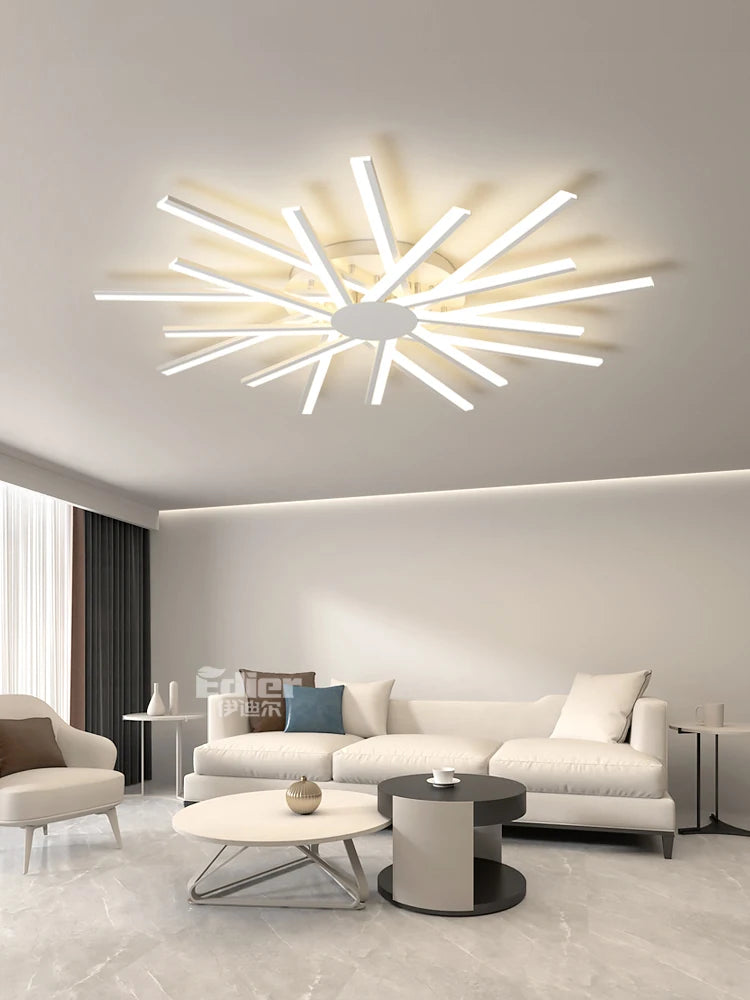 Lucide LED Ceiling Light Living Room Flower Shape Chandelier Dining Room Bedroom Ceiling Pendant Light Nordic Design Home Decoration