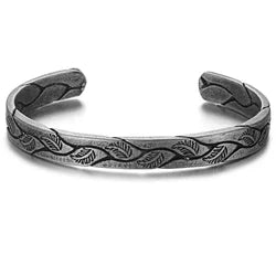 Blackcraft Cult Never Fade Rock Viking Wolf Bracelet Men's handmade cord Wolf Bead Punk Bracelets Biker Jewelry Wolf Black Gothic Ring