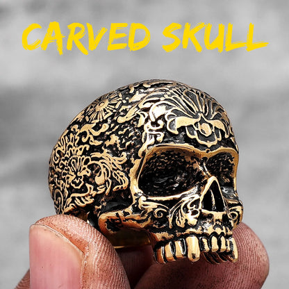 Killstar Vintage Punk Gothic All Skull Head Series Stainless Steel Womens Mens Rings Unique for Biker Jewelry Creativity Gift Wholesale Skull Gothic Steel Stainless Steel