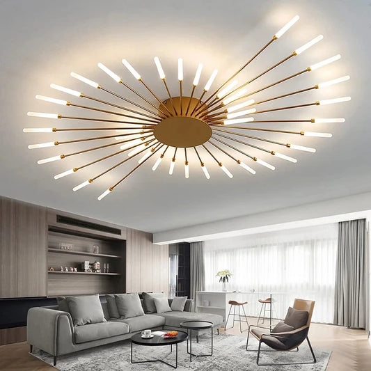 Eglo Modern LED Ceiling Lamp Living Room Dining Bedroom Ceiling Chandelier Lights Nordic Fireworks Design Home Decor Indoor Lighting