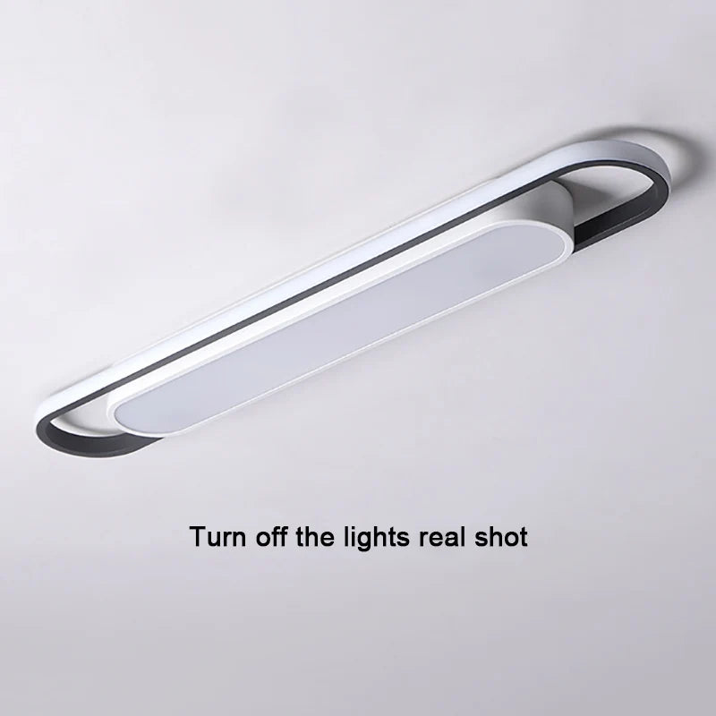 Eglo Hot Sale Led Ceiling Light Rectangular For Kitchen Aisle Home Decor Chandelier Dining Table Long Strip Lamp Modern Ceiling Lam