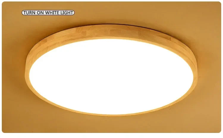 Endon Led Wooden Ceiling Lamps Living Room Bedroom Entrance Ceiling Lighting Room Decor Round High 7Cm Modern Ceiling Light Fixture