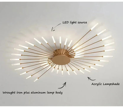 Eglo Modern LED Ceiling Lamp Living Room Dining Bedroom Ceiling Chandelier Lights Nordic Fireworks Design Home Decor Indoor Lighting