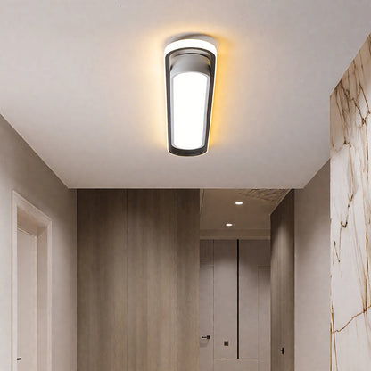 Endon LED Ceiling Light 220V 41CM Rectangular Strip Light Modern Minimalist Home Decor Corridor Light for Stairwells Entrance Balcony