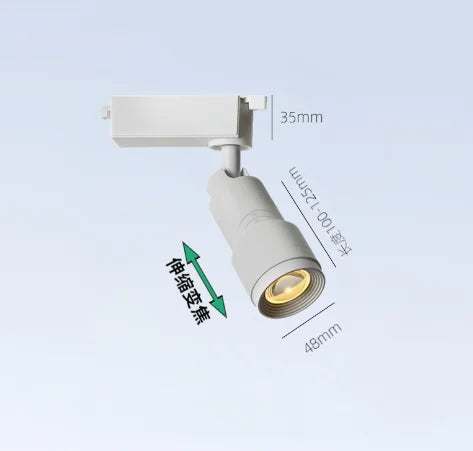 Eglo LED Ceiling Lamp Spot  Zoom 15-60 Degrees COB Downlights Track Light 7W 15W Lights AC220V Led Lights For Room Hotel Bedchamber