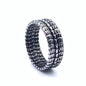 The Great Frog 10MM Wide Nordic Viking Celtic Rings Stainless Steel Punk Fashion Viking Trinity Ring for Men Women Amulet Jewelry Wholesale Steel Stainless Steel
