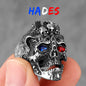 Killstar Vintage Punk Gothic All Skull Head Series Stainless Steel Womens Mens Rings Unique for Biker Jewelry Creativity Gift Wholesale Skull Gothic Steel Stainless Steel