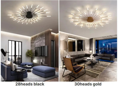Eglo Modern LED Ceiling Lamp Living Room Dining Bedroom Ceiling Chandelier Lights Nordic Fireworks Design Home Decor Indoor Lighting