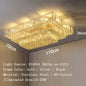 Arcchio LED Ceiling Lights Classical Round Ceiling Chandeliers Luxury Crystal Lustres Decor Home Plafonnier for Living Room