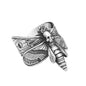 Rogue + Wolf Gothic Fashion Skull Moth Ring For Men Women Stainless Steel Punk Animal Ring Unique Biker Amulet Jewelry Gifts Dropshipping Skull Gothic Wolf Steel Stainless Steel