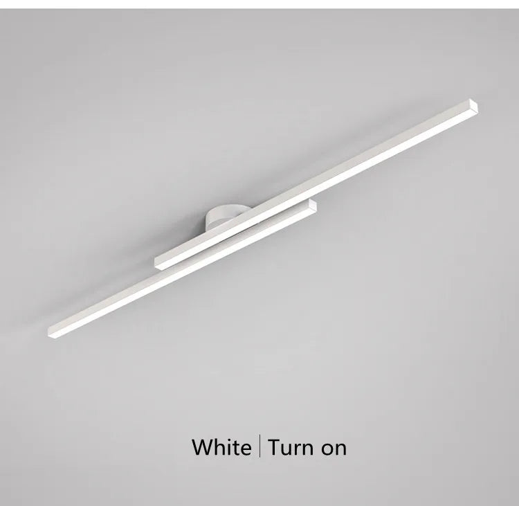 Lindby Long Aluminium Modern LED Ceiling Light Creative Design Ceiling Lamp Indoor Lighting Fixture Hallway Balcony Aisle Office Lustre