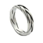 The Great Frog 10MM Wide Nordic Viking Celtic Rings Stainless Steel Punk Fashion Viking Trinity Ring for Men Women Amulet Jewelry Wholesale Steel Stainless Steel