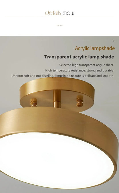 Flos Modern LED Ceiling Light White Light For Living Room Bedroom Hallway Office Balcony Dining Room Hotel Apartments Indoor Lighting