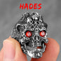 Killstar Vintage Punk Gothic All Skull Head Series Stainless Steel Womens Mens Rings Unique for Biker Jewelry Creativity Gift Wholesale Skull Gothic Steel Stainless Steel
