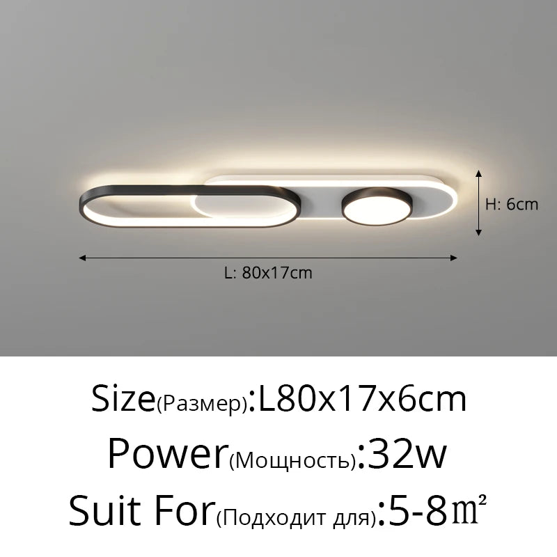 Endon Modern Ceiling Light Nordic LED Ceiling Lamp For Bedroom Study Foyer Corridor Cloakroom Simple Indoor Home Decor Ceiling Lamps
