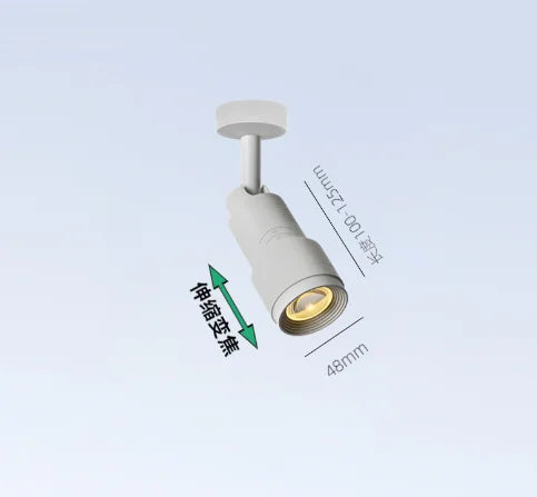Eglo LED Ceiling Lamp Spot  Zoom 15-60 Degrees COB Downlights Track Light 7W 15W Lights AC220V Led Lights For Room Hotel Bedchamber