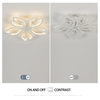Artemide LED Ceiling Light Fixture, Modern Leaves Ceiling Lamp Flush Mount Ceiling for Living Room Study Room Dining Room Bedroom