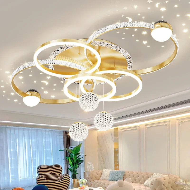 Gubi Modern LED Ceiling Light for Living Room Decor Pendant Light Interior Decoration Ceiling Luxury Chandelier Restaurant Lamp Villa