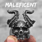 Killstar Vintage Punk Gothic All Skull Head Series Stainless Steel Womens Mens Rings Unique for Biker Jewelry Creativity Gift Wholesale Skull Gothic Steel Stainless Steel
