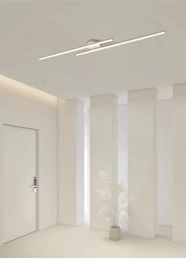 Nora Long Aluminium LED Ceiling Light Modern Creative Design Ceiling Lamp Indoor Lighting Fixture Hallway Balcony Aisle Office Lustre