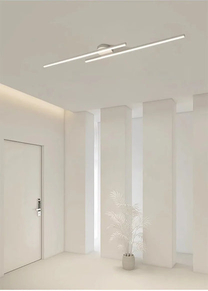 Nora Long Aluminium LED Ceiling Light Modern Creative Design Ceiling Lamp Indoor Lighting Fixture Hallway Balcony Aisle Office Lustre