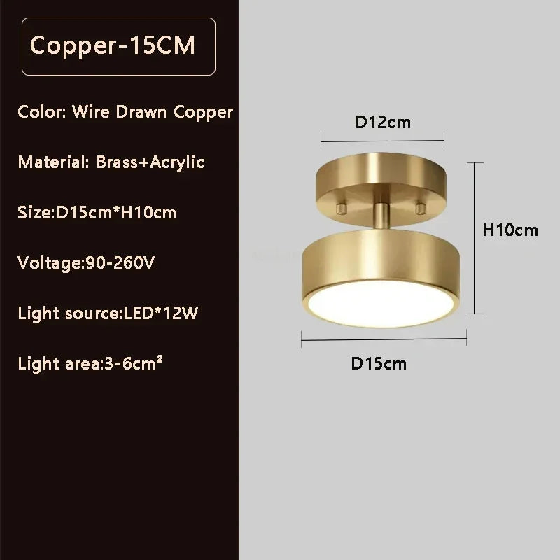 Flos Modern LED Ceiling Light White Light For Living Room Bedroom Hallway Office Balcony Dining Room Hotel Apartments Indoor Lighting
