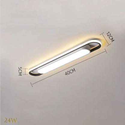 Eglo Hot Sale Led Ceiling Light Rectangular For Kitchen Aisle Home Decor Chandelier Dining Table Long Strip Lamp Modern Ceiling Lam