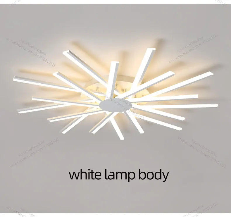 Lucide LED Ceiling Light Living Room Flower Shape Chandelier Dining Room Bedroom Ceiling Pendant Light Nordic Design Home Decoration