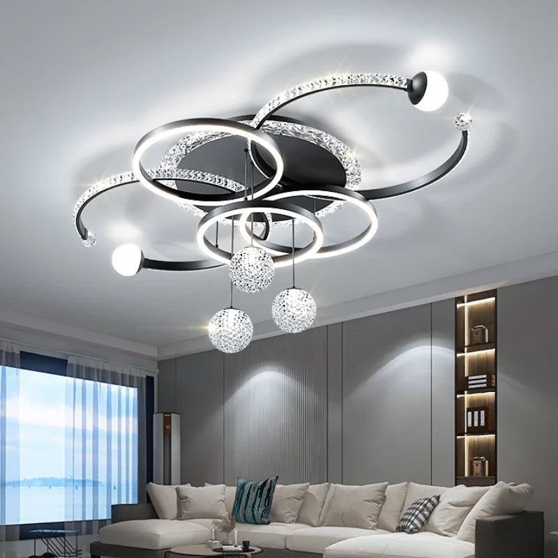 Gubi Modern LED Ceiling Light for Living Room Decor Pendant Light Interior Decoration Ceiling Luxury Chandelier Restaurant Lamp Villa