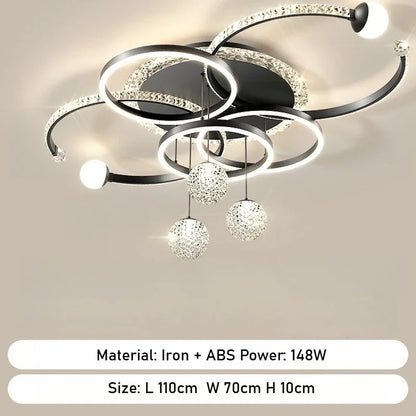 Gubi Modern LED Ceiling Light for Living Room Decor Pendant Light Interior Decoration Ceiling Luxury Chandelier Restaurant Lamp Villa