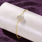 Celestique Moissanite Clover Bracelet