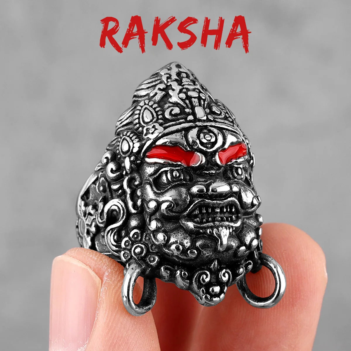 Killstar Vintage Punk Gothic All Skull Head Series Stainless Steel Womens Mens Rings Unique for Biker Jewelry Creativity Gift Wholesale Skull Gothic Steel Stainless Steel